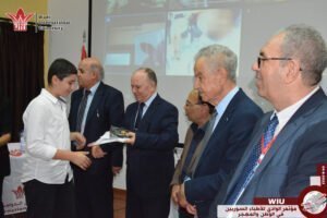 وزير التعليم العالي - دكتور بسام ابراهيم-جامعة الوادي-مؤتمر الوادي للأطباء السوريين في الوطن والمهجر
