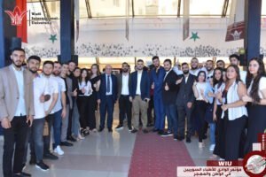 وزير التعليم العالي - دكتور بسام ابراهيم-جامعة الوادي-مؤتمر الوادي للأطباء السوريين في الوطن والمهجر