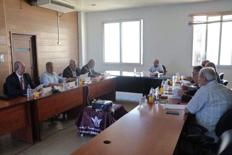 اجتماع مجلس الأمناء في جامعة الوادي الدولية الخاصة يوم السبت الموافق لـ 25 تشرين الأول